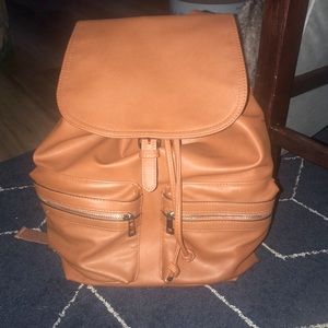 Tan leather bag